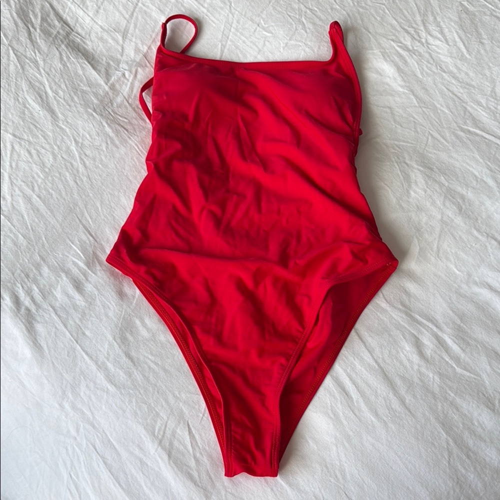 SHEIN Red One Piece Swimsuit